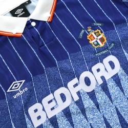 Herren Luton Town 1989/90 Retro Trikot