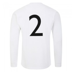 Herren Fulham 1966/67 Heim Retro Langarmtrikot Nr. 2