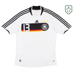 Männer Deutschland 2008/09 Heim Retro Shirt Ballack #13
