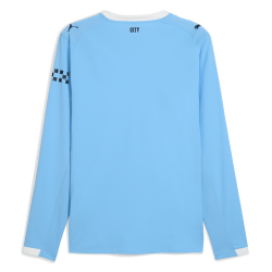 Kinder Manchester City 2025/26 Heimtrikot mit langen Ärmeln