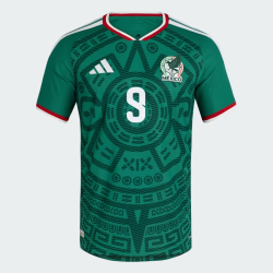 Herren Mexiko 2026 Heim Authentisches WM-Trikot RAÚL #9