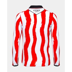 Kinder Stoke City 2025/26 Heimtrikot Langarm