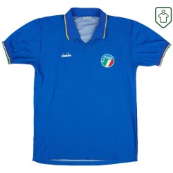 Männer Italien 1986/91 Heim Retro Shirt #15