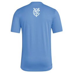 Kinder New York City FC 2025 Drittes Hook AEROREADY Shirt - Blau