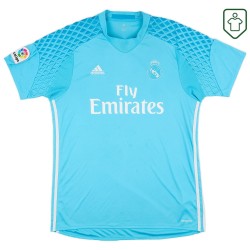 Herren Real Madrid Torwart-Retro-Trikot 2016/17