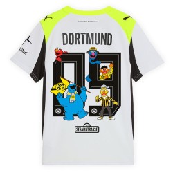Herren BVB Borussia Dortmund 2025/26 Auswärtstrikot Sesamstraße Nr. 9
