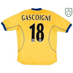 Herren Everton 2000/01 Auswärts Retro Shirt Gascoigne #18