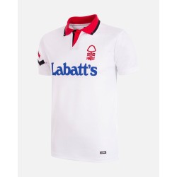 Herren Nottingham Forest 1992/93 Auswärts Retro Trikot Weiß