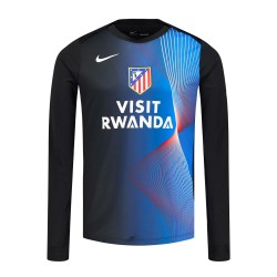 Kinder Atletico Madrid 2025/26 Drittes UEFA Aufwärmtrikot Langarm