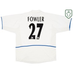 Herren Leeds United 2002/03 Heim Retro Shirt Fowler #27
