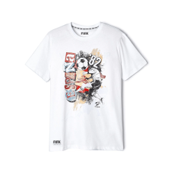 Herren Spanien 82 Retro Klassiker Paint Shirt