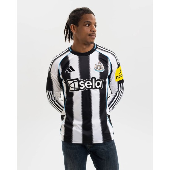 Kinder Newcastle United 2025/26 Heimtrikot Langarm