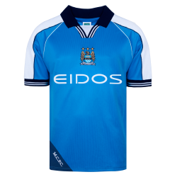 Herren Manchester City 2000 Heim Retro Trikot