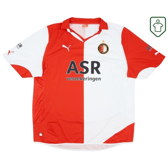 Herren Feyenoord 2009/10 Heim Retro Shirt