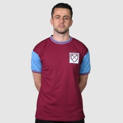 Herren West Ham United 1966 Heim Retro Trikot Nr. 6