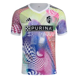 Kinder St. Louis City SC 2025 Drittes Pre Match Shirt - Weiß
