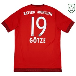Herren Bayern München 2015/16 Heim-Retro-Trikot Götze #19