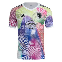 Kinder Sporting Kansas City 2025 Drittes Pre Match Shirt - Weiß