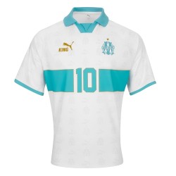 Herren OM Retro King Trikot #10 - Weiß