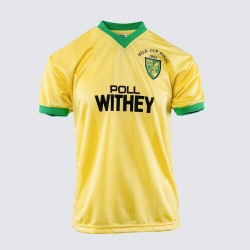 Herren Norwich City 1985 Heim Retro Milk Cup Final Trikot