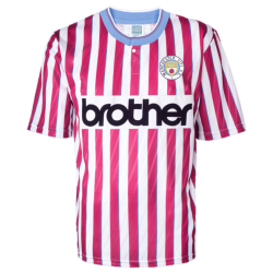 Herren Manchester City 1988 Auswärts Retro Trikot