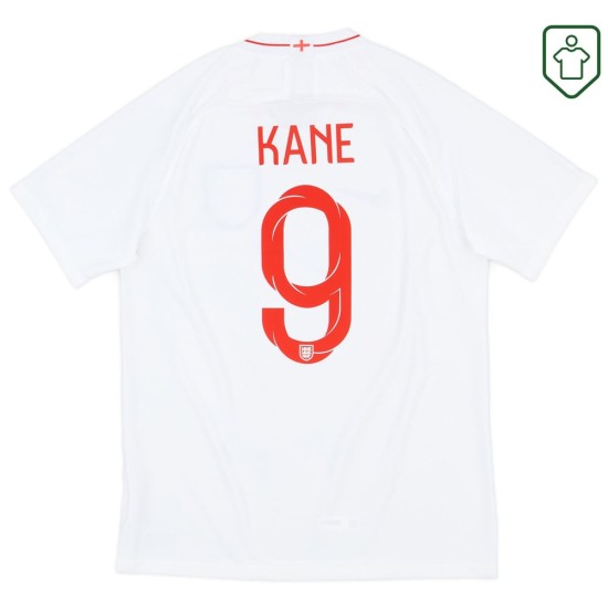Männer England 2018/19 Heim Retro Shirt Kane #9