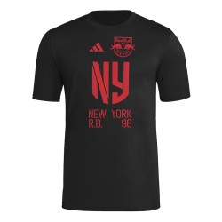 Kinder New York Red Bulls 2025 Drittes Hook AEROREADY Shirt - Schwarz